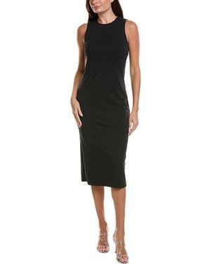 Max Mara Mm By Ecru Jersey Dress - Black