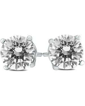 True Diamond 14k 2.00 Ct. Tw. Diamond Studs - Metallic