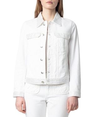 Zadig & Voltaire Kioky Denim Jacket - White