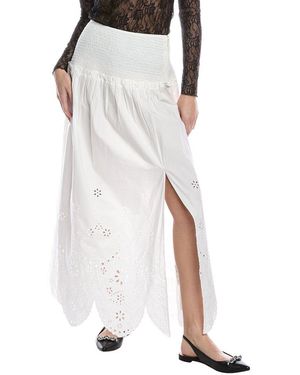 AllSaints Alex Maxi Skirt - White