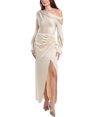 Jonathan Simkhai Cam One-Shoulder Maxi Dress - Natural