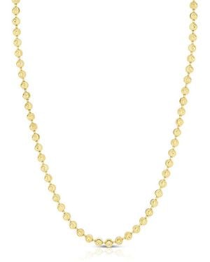 Glaze Jewelry Gold Over Silver Ball Chain Necklace - Metallic