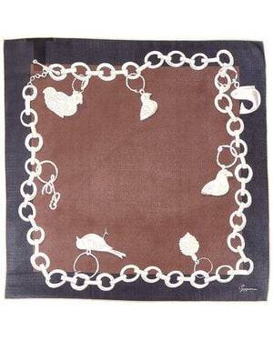 Jacquemus Silk Scarf - Metallic