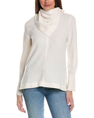 3.1 Phillip Lim Scarf Blouse - White