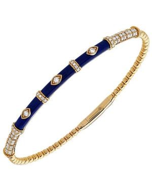 The Reserve 14k 0.56 Ct. Tw. Diamond Bangle Bracelet - Blue