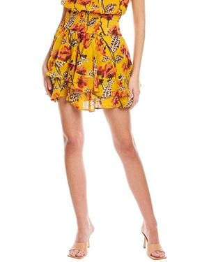 A.L.C. Vera Silk Skirt - Yellow
