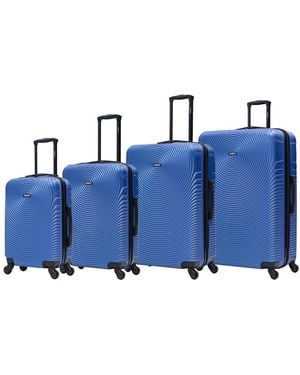 DUKAP Inception Lightweight Hardside 4pc Set - Blue
