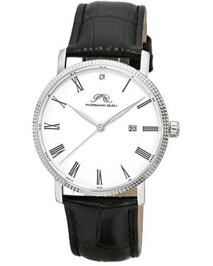 Porsamo Bleu Veritas 1 Diamond Watch - Black