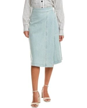 Proenza Schouler Iris Wrap Skirt - Blue