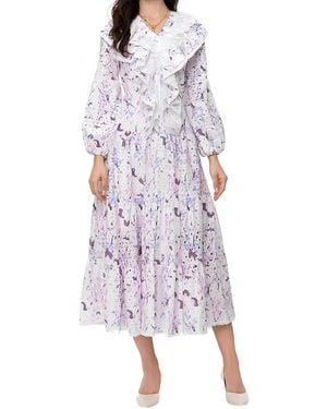 Lanelle Midi Dress - Purple