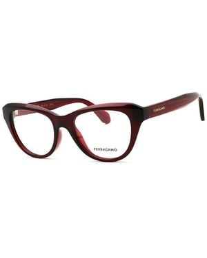 Ferragamo 51Mm Optical Frames - Brown