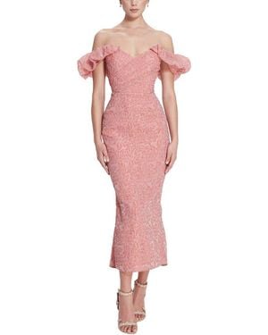 Marchesa Cocktail Dress - Pink