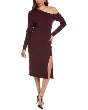 Reiss Lissy Knitted Bodycon Dress - Purple