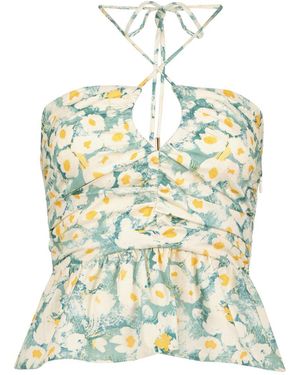 Bishop + Young Aeries Halter Top - Metallic