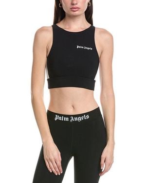 Palm Angels Logo Sports Top - Black
