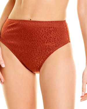 BCBGMAXAZRIA High-waist Bikini Bottom - Red