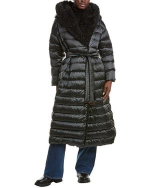 Max Mara Novem Quilted Coat - Black