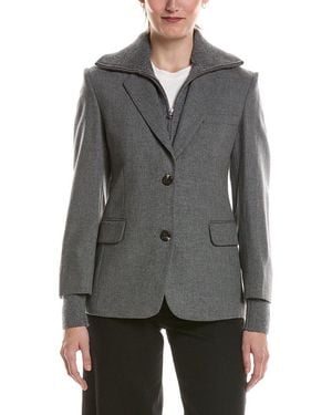 Rag & Bone Frank Wool-Blend Blazer - Grey