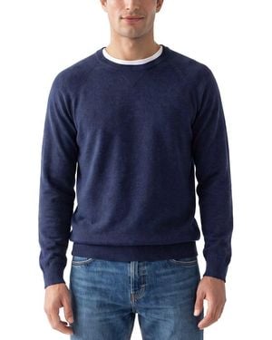 Forte Cashmere 100% Cashmere Crewneck 100% Cashmere Jumper - Blue