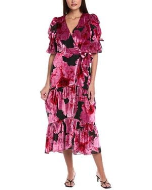 Hutch Marisol Midi Dress - Red