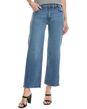 Hudson Jeans Rosalie High-Rise Alcott Wide Leg Ankle Jean - Blue