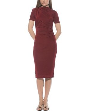 Alexia Admor Santal Fit & Flare Dress - Red