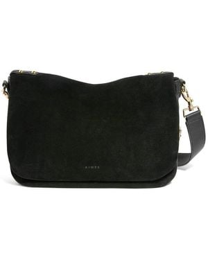 Aimee Kestenberg Gramercy Suede Messenger Bag - Black