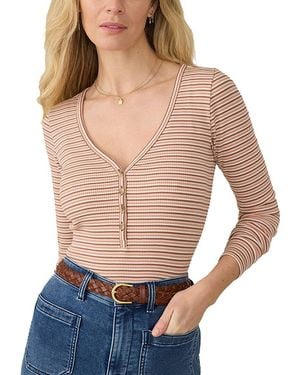 Faherty Freestyle Henley Shirt - Blue