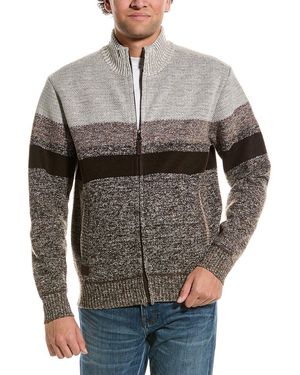 Point Zero Textured Striped Knit - Gray
