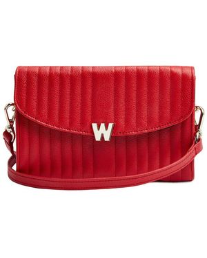 Wolf 1834 Mimi Crossbody Bag With Strap - Red