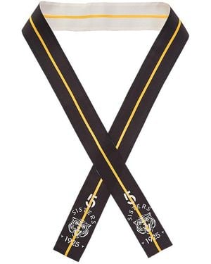 Fendi Wrappy Silk Neck Bow - Black