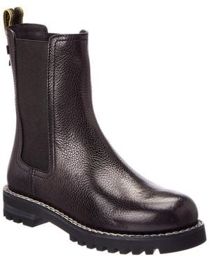 Fendi Commando Leather Boot - Brown