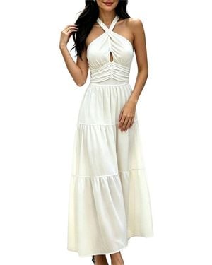 Vincent Maxi Dress - White