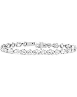 Lab Grown Diamonds 14K 9.10 Ct. Tw. Lab-Grown Diamond Tennis Bracelet - White