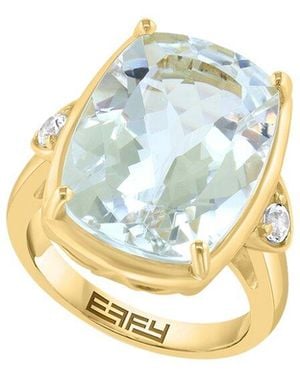 Effy Fine Jewelry Over 15.39 Ct. Tw. Topaz Ring - Metallic