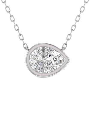 Lab Grown Diamonds 14k 1.00 Ct. Tw. Lab Grown Diamond Necklace - White