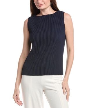 J.McLaughlin Moderna Knit Top - Blue