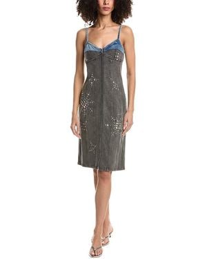 3.1 Phillip Lim Denim Slip Dress in White | Lyst