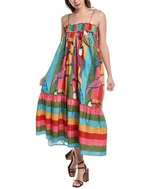 FARM Rio Midi Dress - White