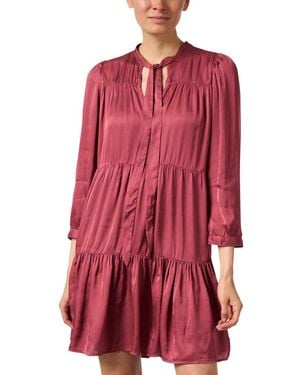 Honorine Camille Trapeze Dress - Red