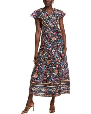 IPPONELLI Wrap Dress - Purple