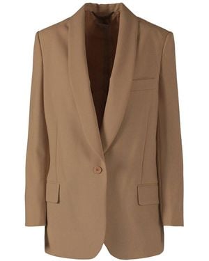 Stella McCartney Allison Wool Blazer - Brown