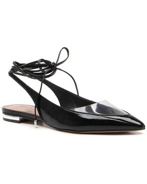 Vicenza Burnie Patent Ankle Wrap - Black