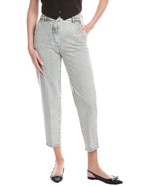Peserico Barrel Leg Jean - White