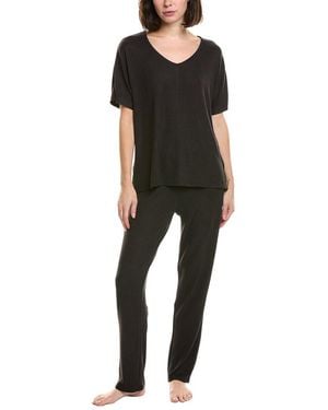 Natori 2pc Oasis Pajama Set - Black