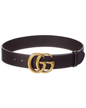 Gucci Double G 40mm Belt Size 75(authentic Pre-loved) - Black