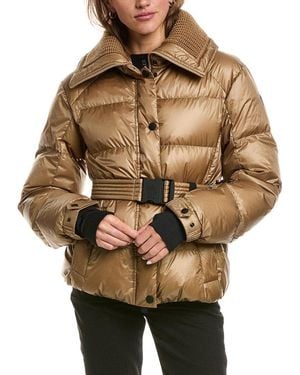 Moncler Bataillouse Wool-Trim Jacket - Natural