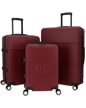 Champion Tracker 3pc Expandable Luggage Set - Red