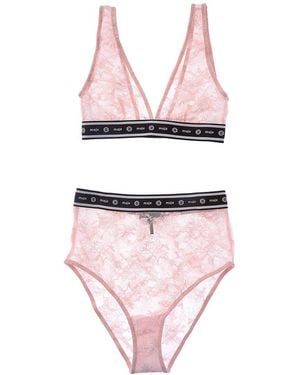 Maje 2Pc Lingerie Set - Pink