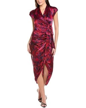 Cinq À Sept Gail Silk Maxi Dress - Red